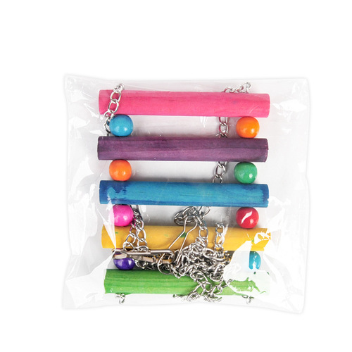 Parrot Toy Swing Hanging Cage Wooden Suspension Bridge Bird Stand Xuanfeng Tiger Skin Bird Supplies