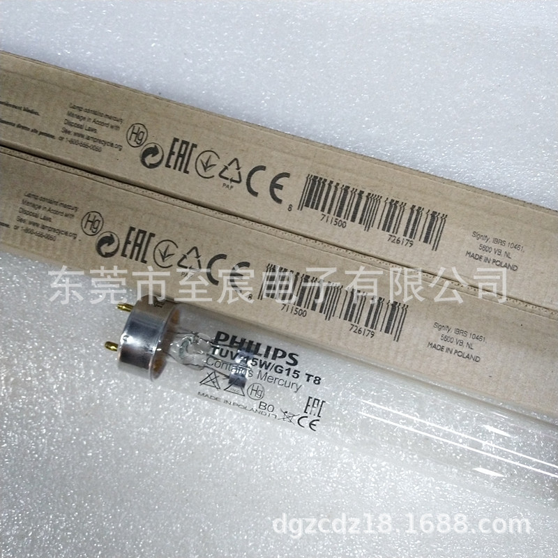 PHILIPS 필립스 UV 튜브 TUV15W 436MM 살균 및 소독 램프 UVC 254NM 오존 무료