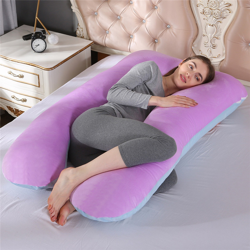 Soporte de cintura transfronteriza lado dormir en forma de U almohada apoyo del vientre almohada de enfermería Tmall Amazon suministro directo almohada de maternidad