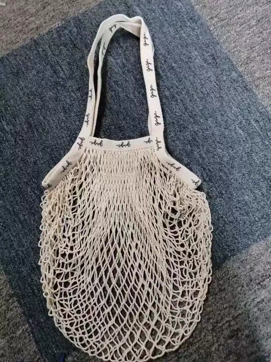 Handheld woven fruit storage bag, mesh bag, custom-made