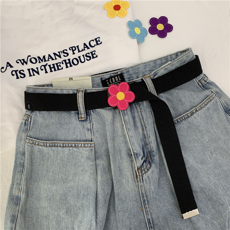 New Fashion Non-porous Cute Flower Belt display picture 6