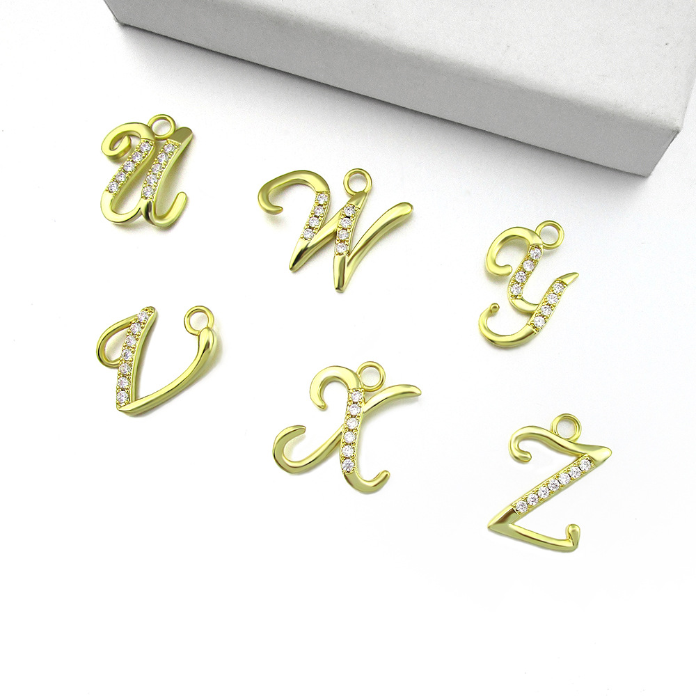 New 26 Letter Earrings Jewelry Simple Earrings Retro Fashion Earrings Gift Wholesale display picture 5