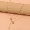 Europe and America butterfly Necklace Clavicle chain temperament design ins Cold Simplicity Long drop Necklace jewelry