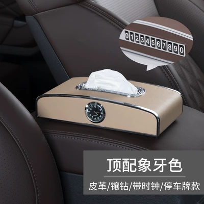 Car Tissue Box Car Hanging Car tissue box/set - top-with-ivory-sittinghanging-dual-use-with-clock-stop-sign