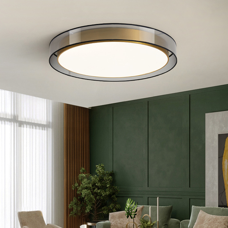2020 New all copper bedroom ceiling light light luxury post-modern atmosphere master bedroom light creative study LED lamps