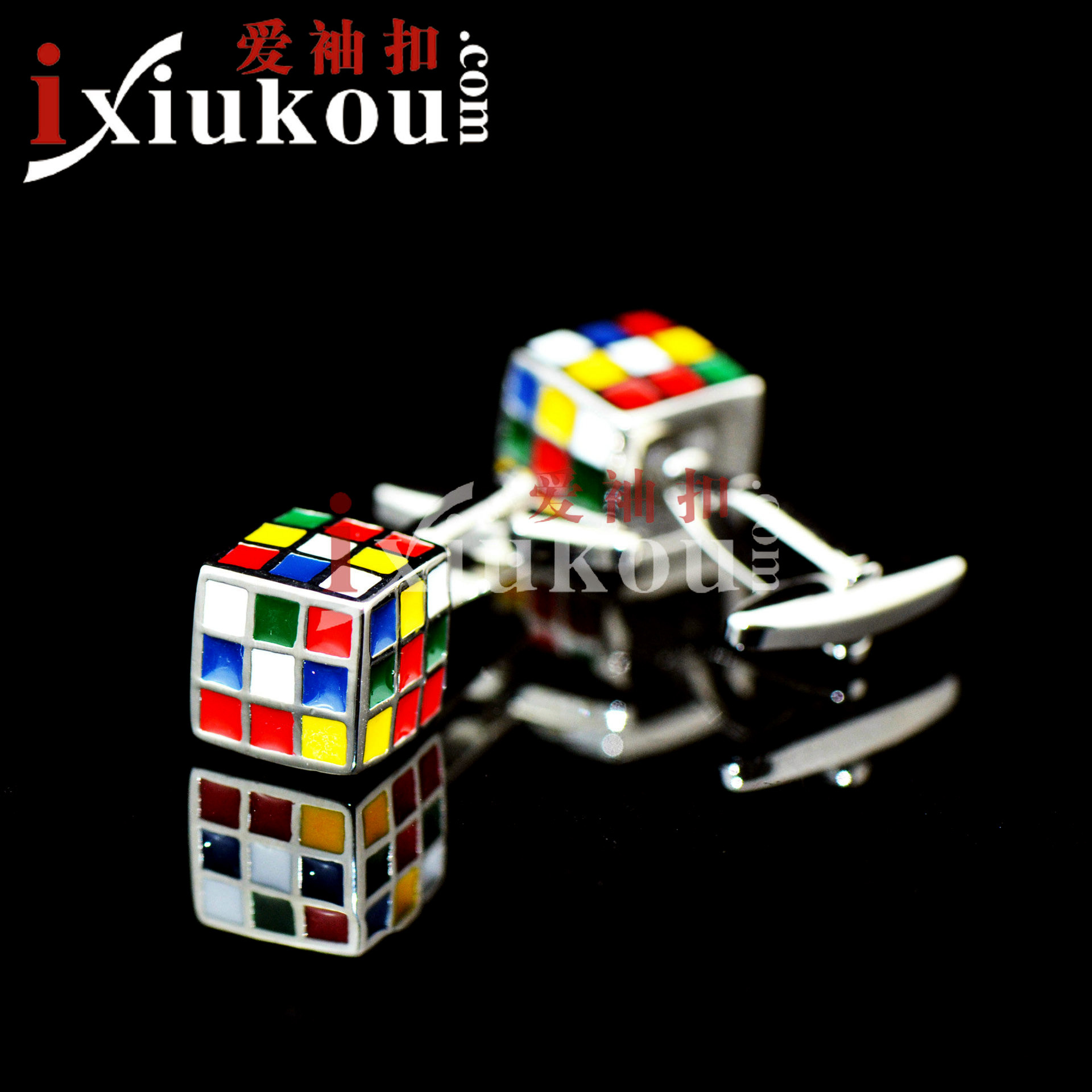 Rubik's cube square enamel ixiukou color...