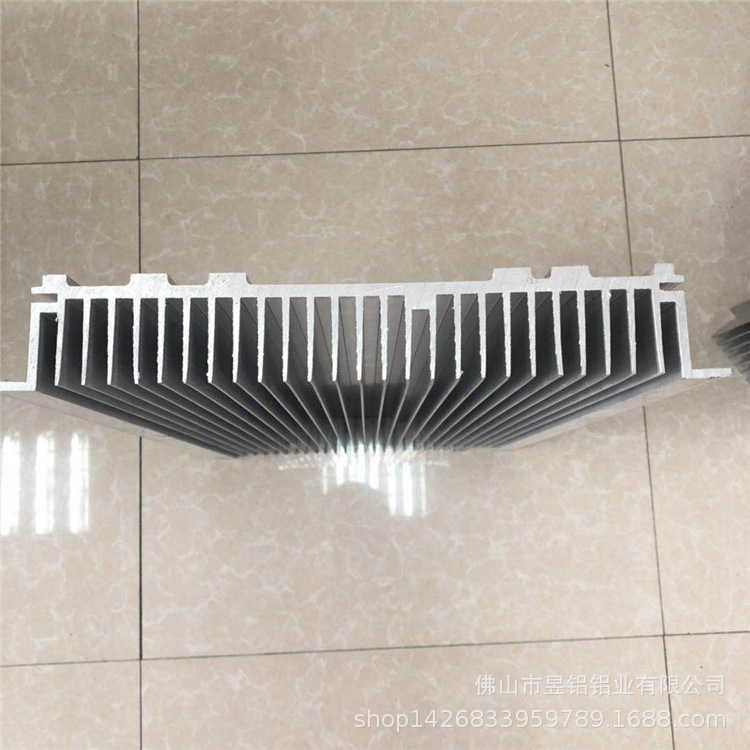 工业散热型材铝合金6063铝型材深加工定制散热器铝合金