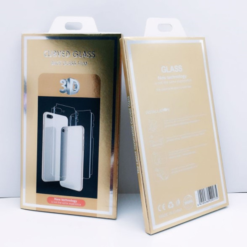 新款EVA棉保护膜包装 手机钢化贴膜边框纸盒 现货批发