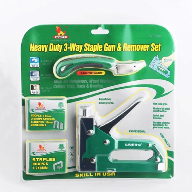 威力狮手动打钉枪射钉抢三用码钉枪射钉器u型T型直钉枪