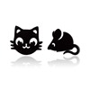 Cute fashionable small earrings stainless steel, Korean style