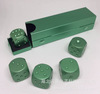 Business gift aluminum dice metal drinking dice portable color tube aluminum alloy dice bar selection