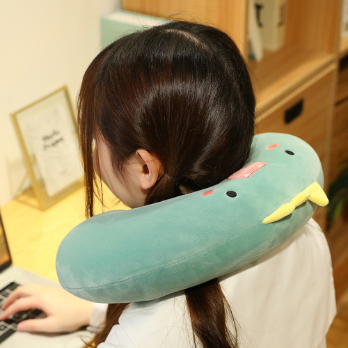 Neck pillow U-shaped pillow cervical vertebra pillow airplane travel cartoon cute nap u-shaped neck pillow nap pillow
