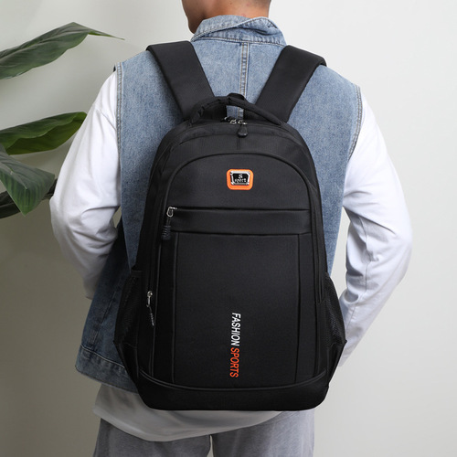 New Men's Multifunctional Computer Backpack Business Sports Middle School Student Casual Trendy Cool Travel Large Capacity Backpack