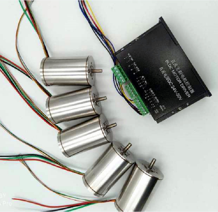 不锈钢壳空心杯电机24V220W大扭矩43mm4370自动化设备机器人电机