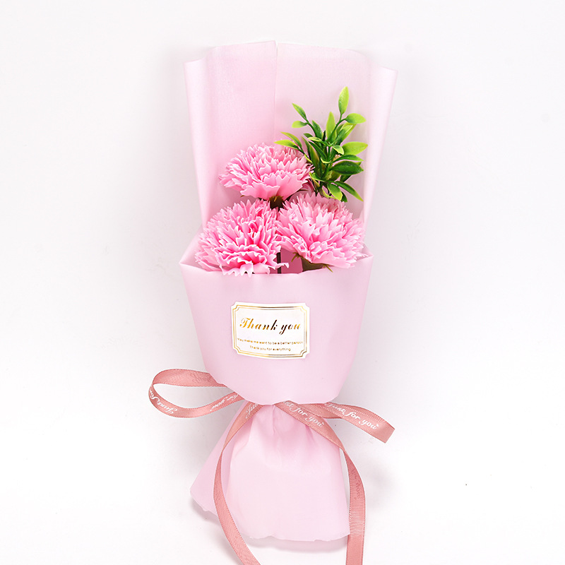 20年3朵康乃馨小花束 粉1