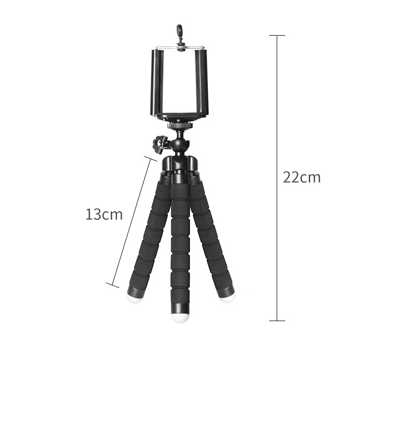 95g Weight Octopus Tripod Stand For Live Streaming Desktop Universal Deformation Mobile Phone Bracket Sponge Bracket