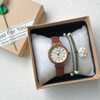 Japanese brand small watch, light luxury style, Japanese and Korean, thin strap, simple and elegant design