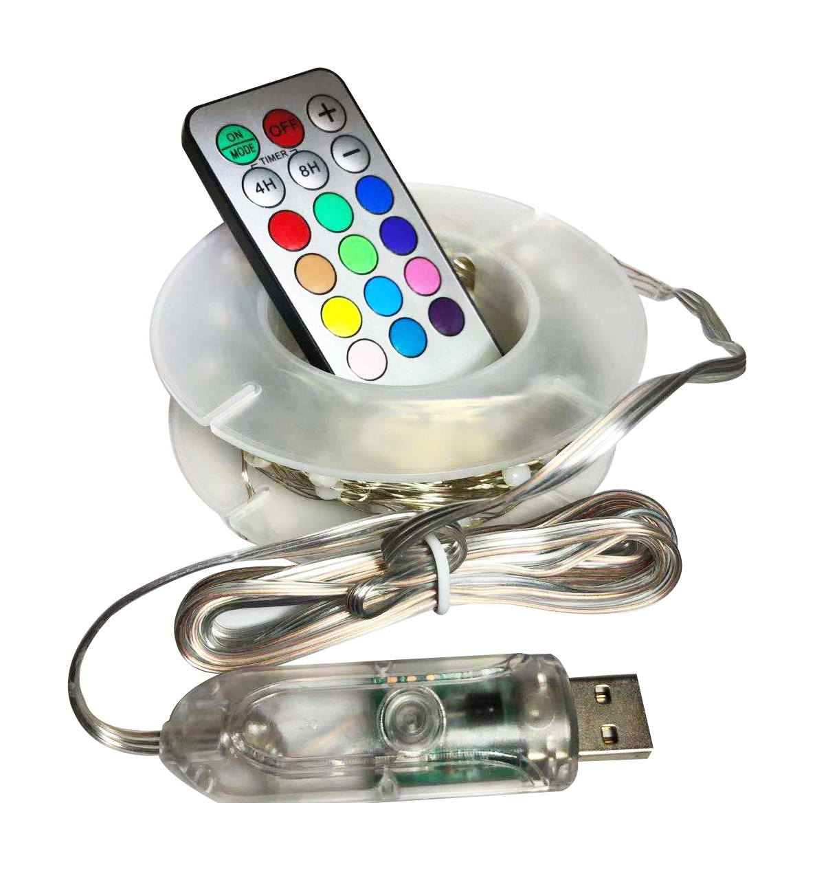 USB18键遥控幻彩灯串白底2