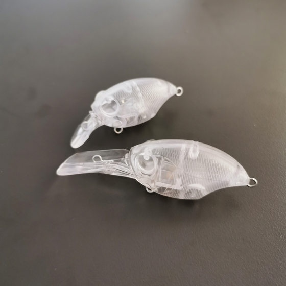 Deep diving floating water bait blank Rock little fat with noise steel ball 10g/7gdiy bait embryo