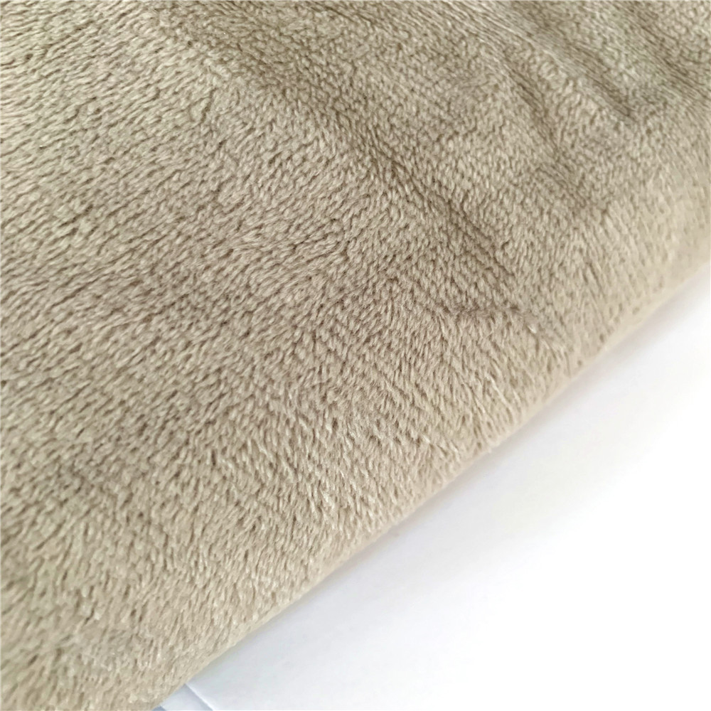 厂家超薄130g 1.5毛水晶超柔 家纺汽车坐垫绒 经编布 经编面料