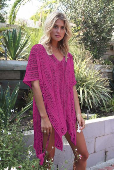 Loose Knitted Beach Dress NSSX66977