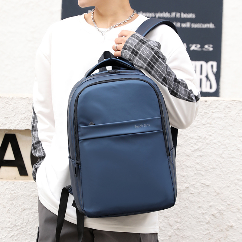 2020韩版新款男士电脑双肩包大容量防水休闲学生书包外旅行包背包|ru