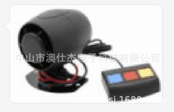 中山 汽车防盗报警喇叭 12V 话筒喇叭 按键喇叭button horn