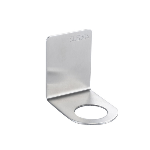 Shampoo Bath Gel Bottle Hook Hand Soap Holder Bathroom Wall Mount No Drill Bracket 304 Stainless Steel