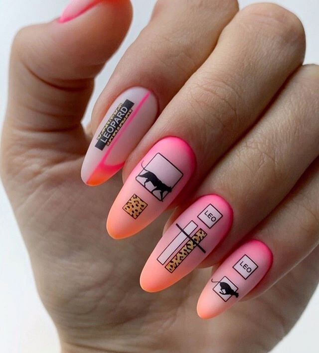 Ins Summer Coconut Tree Sunflower Small Fresh Flower Nail Decal Nail Art Sticker 432-439