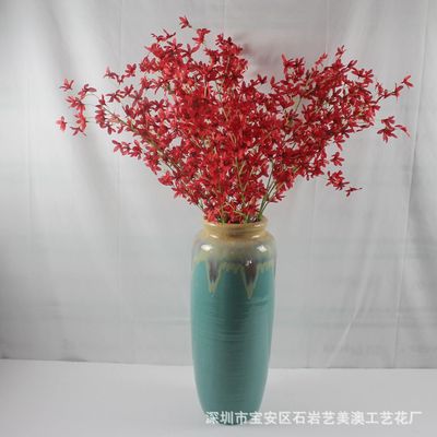 Artificial Flower encryption Oncidium Wedding celebration decorate Silk flower Home Furnishing Oncidium Oncidium