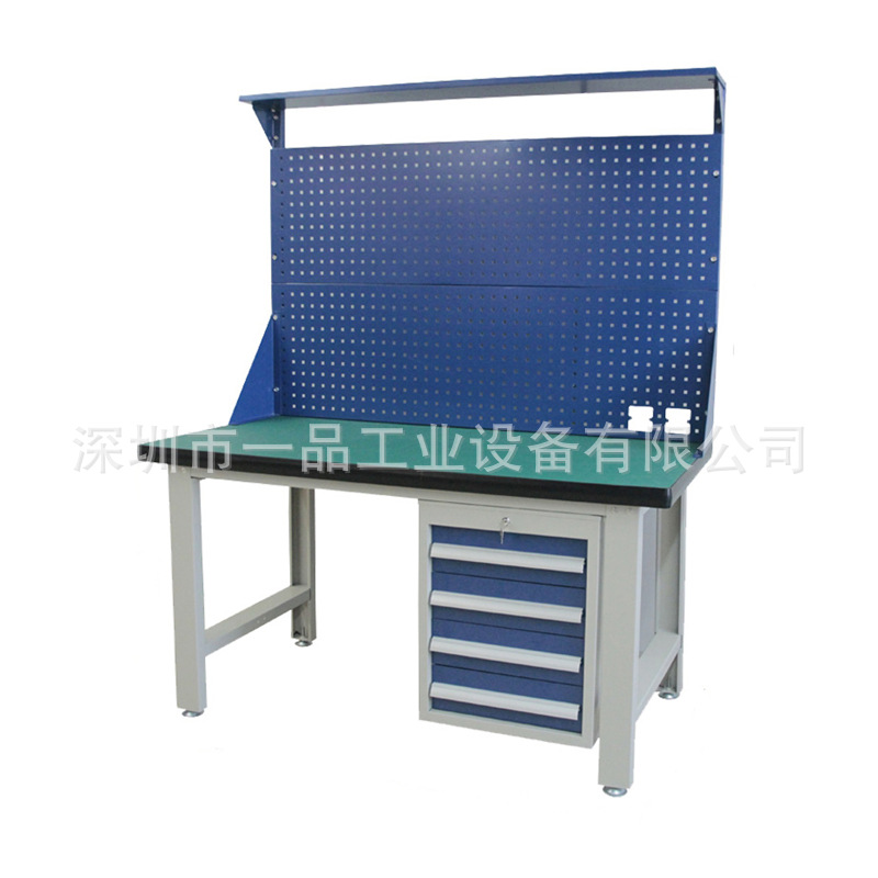 防静电工作台带灯组装桌手机维修桌子电子实验室工作桌重型工作台