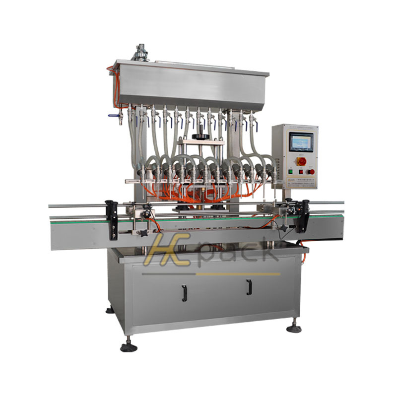 HCCY-12A头直线式灌装机汤汁灌装机饮料白酒灌设备液体灌装机