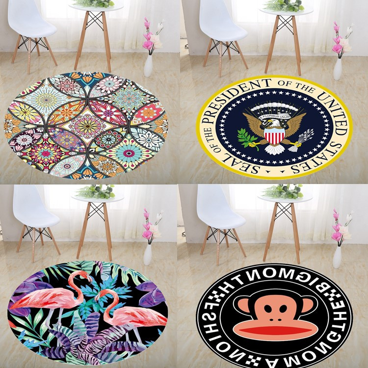 地毯,地垫,圆形地毯,视觉地毯,眩晕地毯,跨境地毯