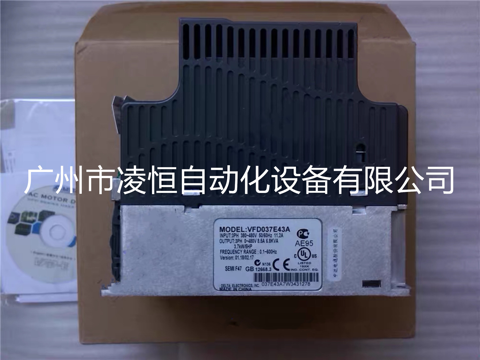 台湾VFD-E系列台达变频器5.5KW三相380V简易型VFD055E43质保一年