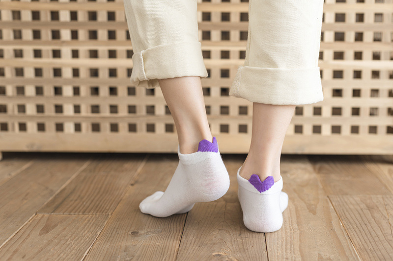 137g Weight Socks Classification Socks Lingerie Type Polyester Fabric Type A Pair Quantity Holiday, Daily Occasion Heart Shape Pattern Spring&Summer Season Women's Gender Casual, Simple Style Style Women's Casual Simple Style Heart Shape Polyester Ankle Socks A Pair 5