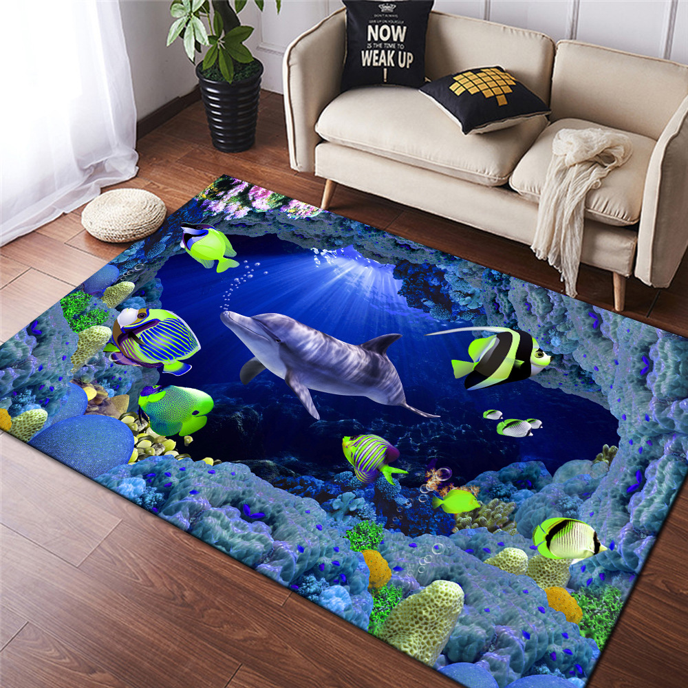 可爱卡通地毯,茶几沙发地毯,客厅卧室地垫,婴儿爬行垫