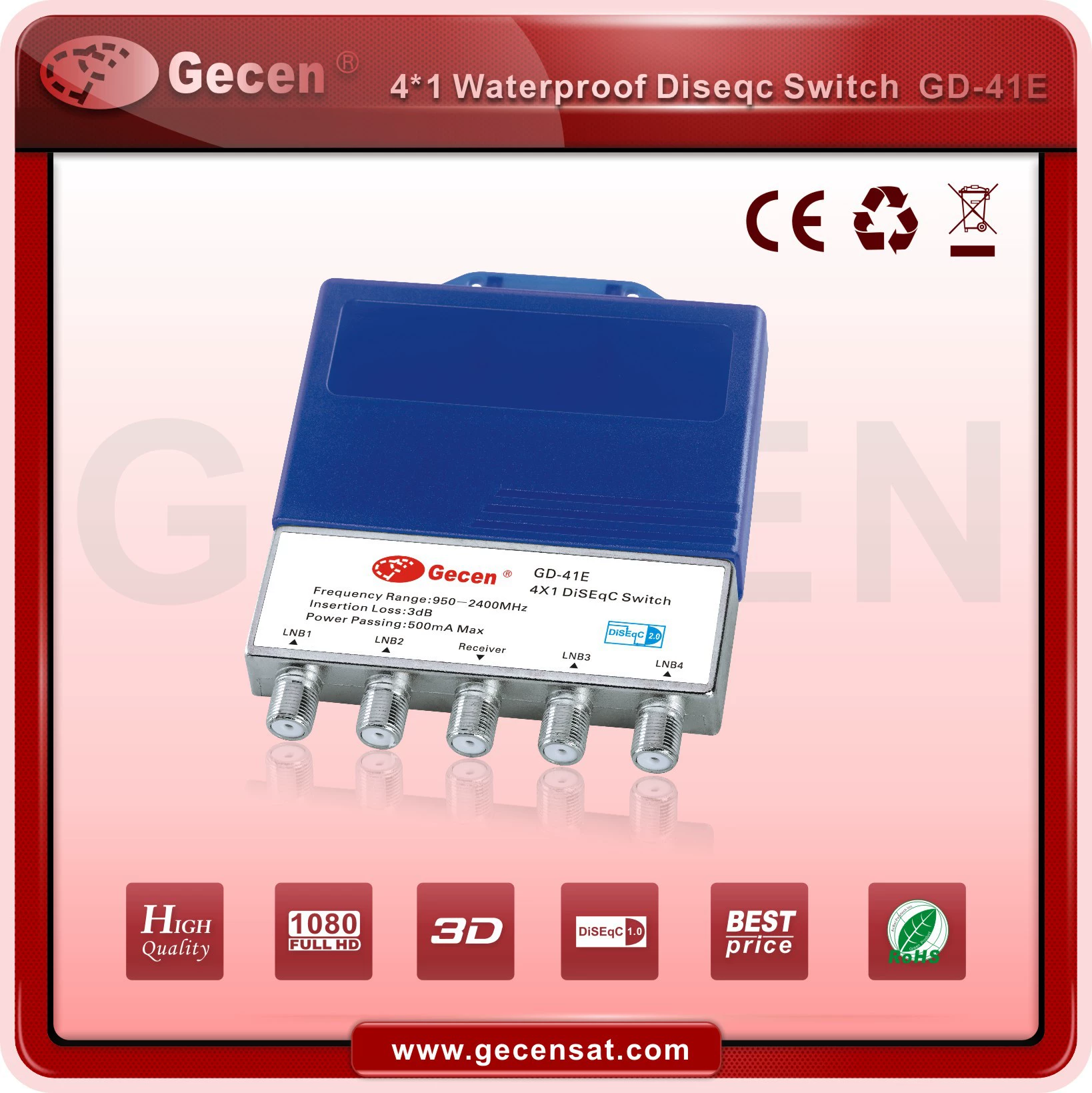 GECEN Jiaxun Четыре конца, Двенадцать дорожных переключателей 13/18, переключатель MS-4012