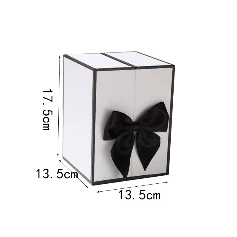 Caja de regalo Rosa abierta doble caja de regalo de flores eternas regalo de cumpleaños regalo de San Valentín caja de flores Qixi image 7
