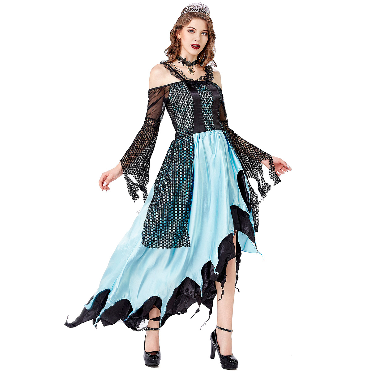 Halloween costume vampire demon witch  cosplay costume nihaostyles wholesale halloween costumes NSMRP79316