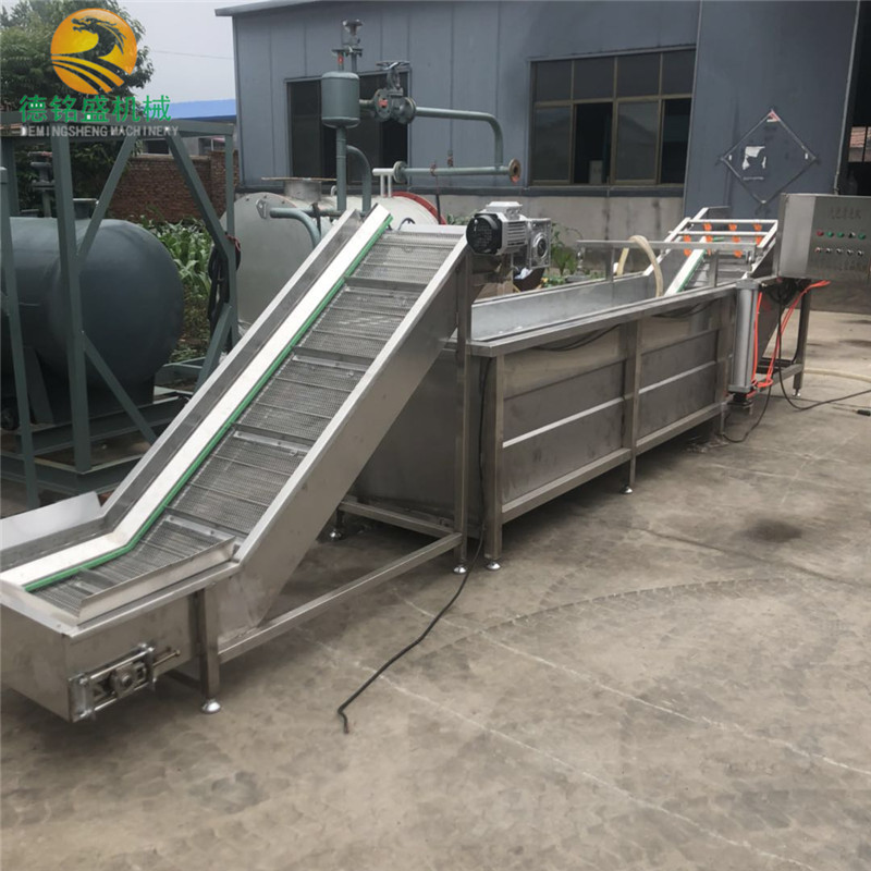 实体商家生产毛毛鱼气泡清洗机 螺旋网带喷淋式清洗机 带鱼清洗机