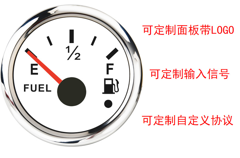 Digital Display oil gauge modified car RV special vehicle with alarm function Digital Display oil level gauge