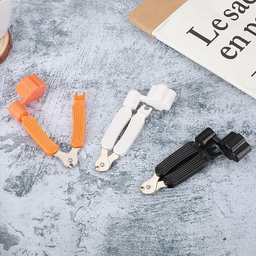 Guitar wire cutter Guitar multifunctional three-in-one wire winder String cutter String cutter String winder staple remover