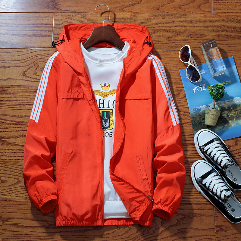 青少年男士夹克秋冬新款时尚外套薄款厚款同款网络爆款男装夹克潮