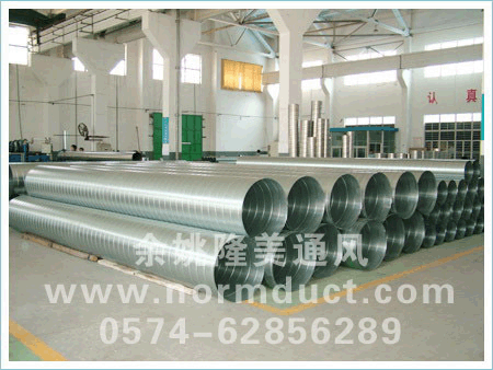 镀锌螺旋风管、不锈钢通风管道、铁皮排风、圆矩方形管制造-宁波