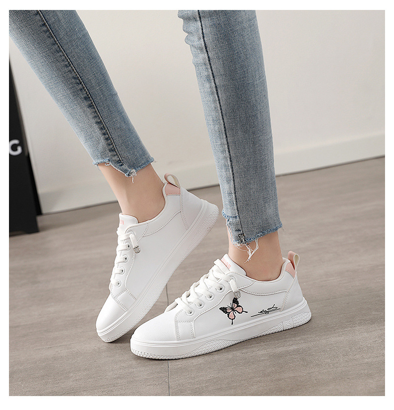 printed white casual sports shoes  NSNL32143