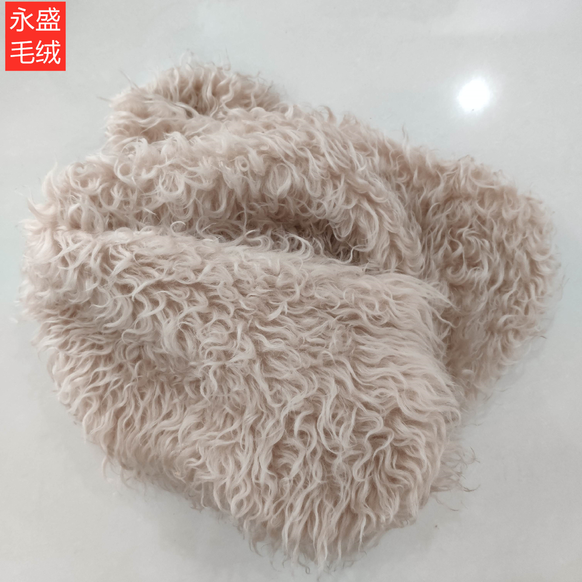 纯羊毛毛绒面料服装里料托斯卡纳里植绒布