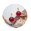 Earrings from pearl, zirconium, silver needle, ear clips, 2020, internet celebrity, silver 925 sample, Japanese and Korean