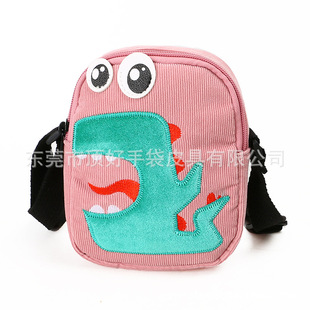 Casual and Versatile Corduroy Small shoulder bag pink single shoulder bag Dongguan Factory Customization