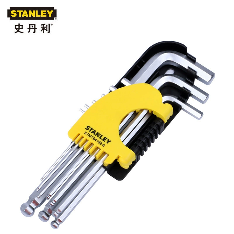 Stanley STMT94162-8-23 гаечный ключ 9 частей метрический шестигранный ключ с шаровой головкой 1,5-10 мм