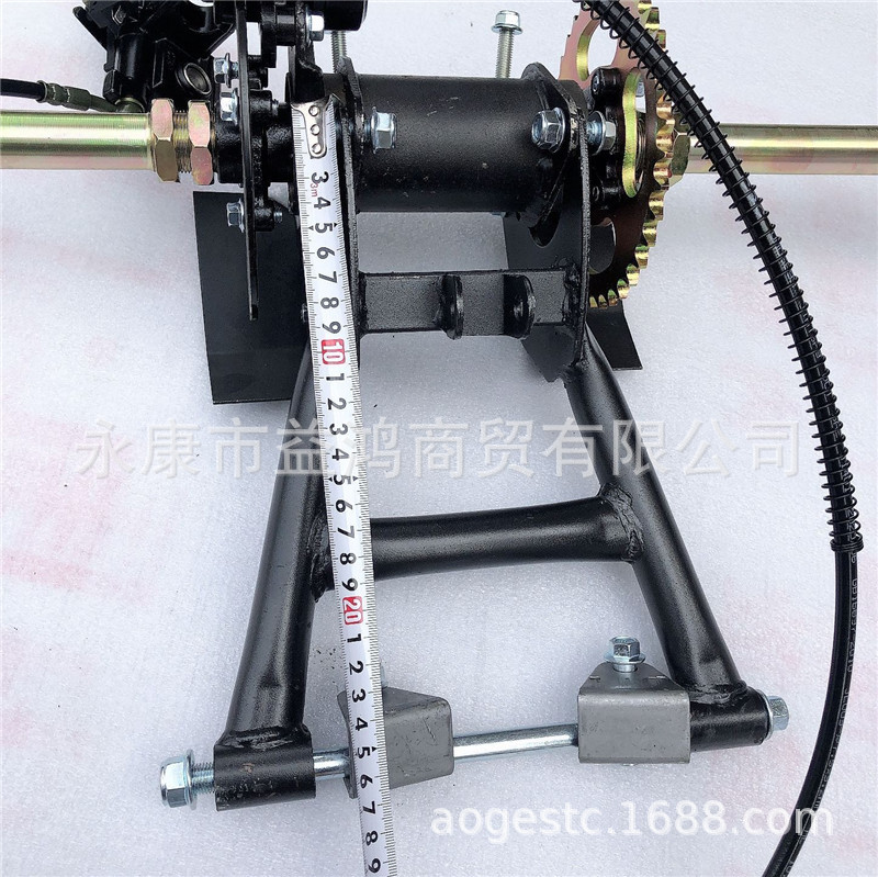 65CM 加粗后轴配3孔法兰 (5)